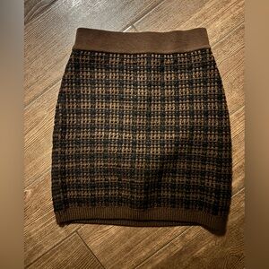 Babaton Knit Mini Skirt
